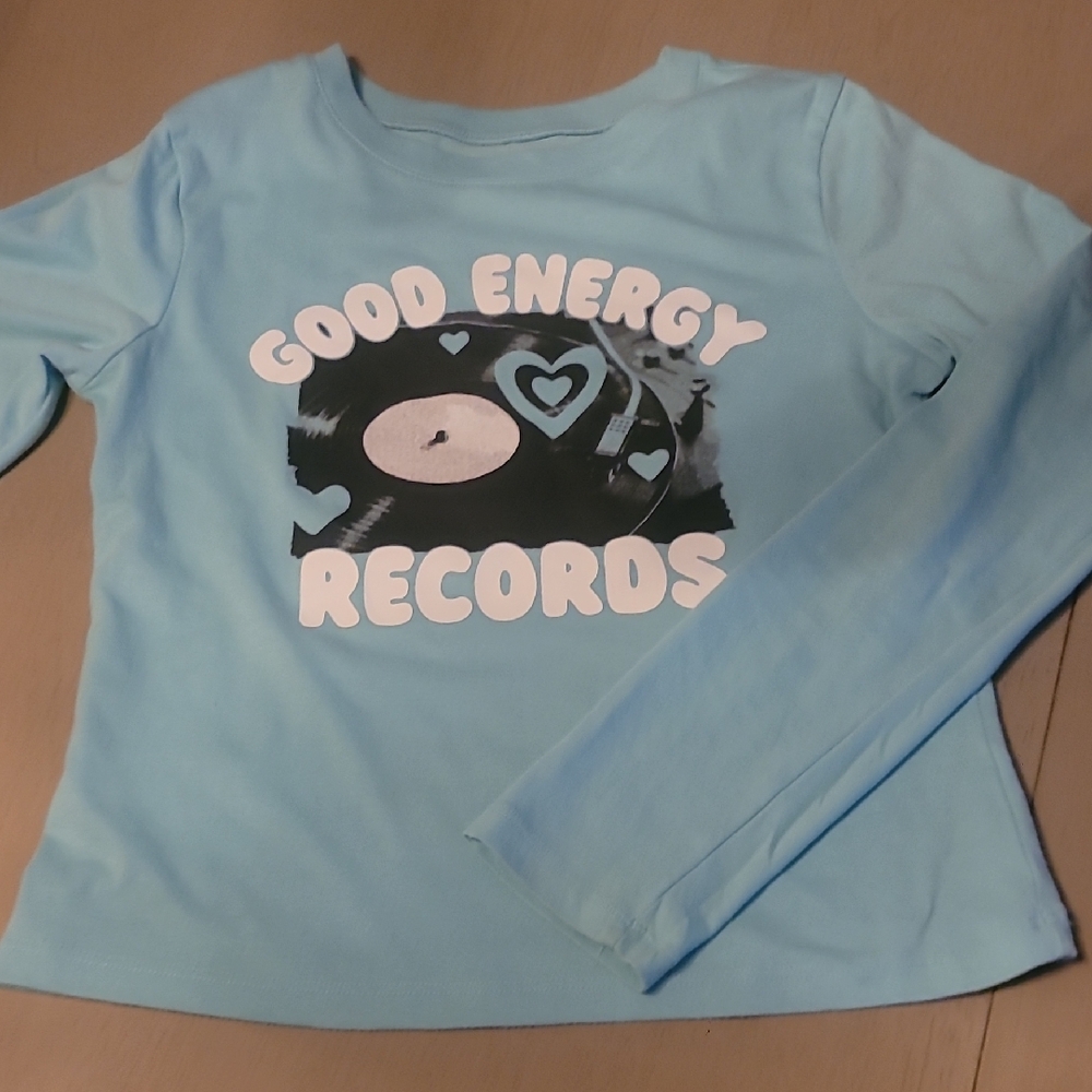 Kids Long Sleeve Tee - Light Blue